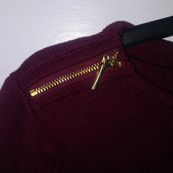 Maroon sweater NWT - Picture 2 of 3